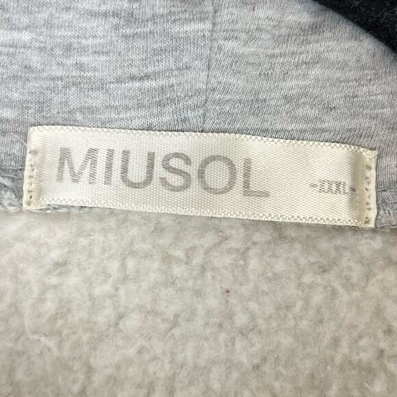 Miusol Pullover Sweatshirt Hoodie Zip Snap Streetwear Style Athleisure Track - Picture 7 of 7
